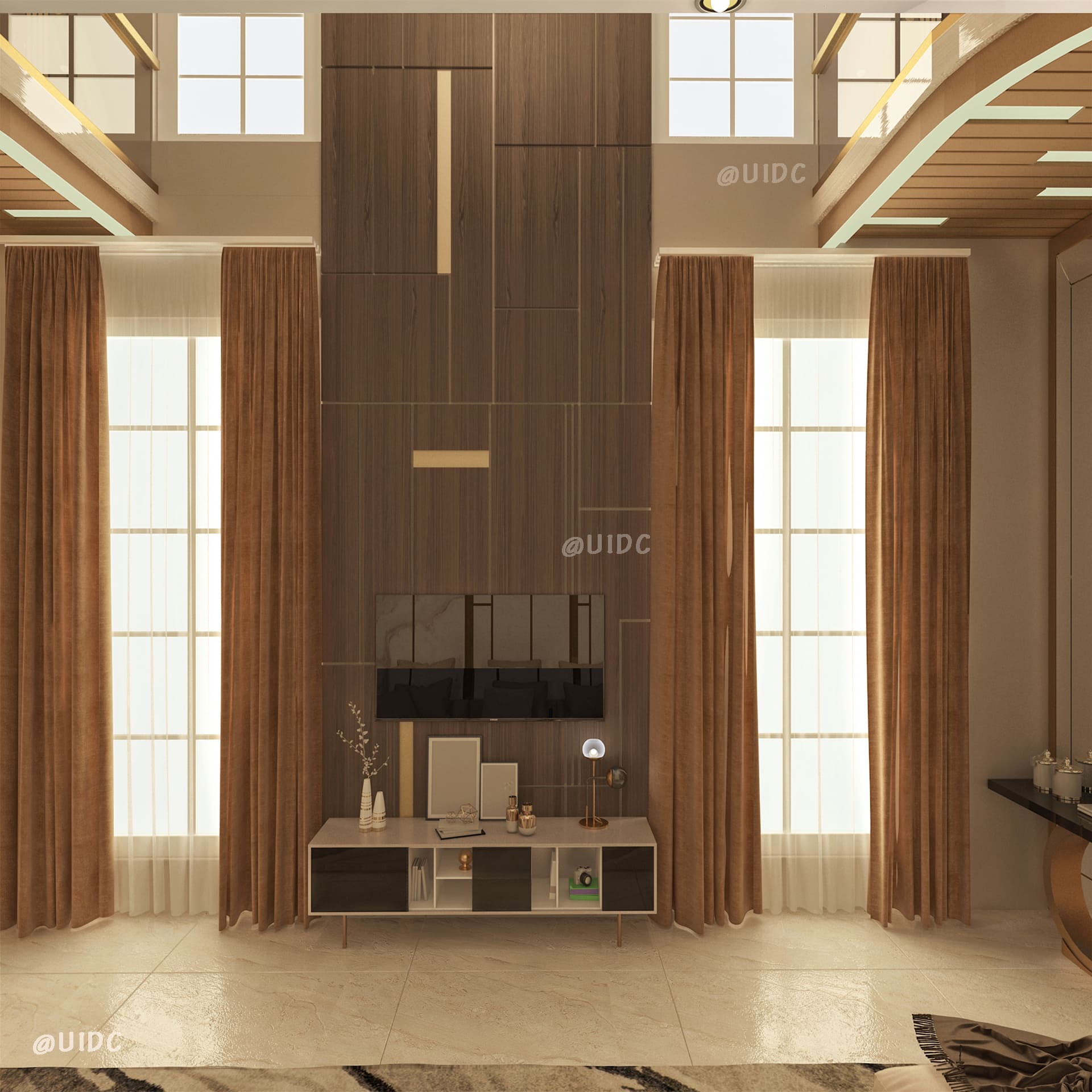 Mr PONGANESH VILLA DESIGN FAMILY LIVING TV UNIT