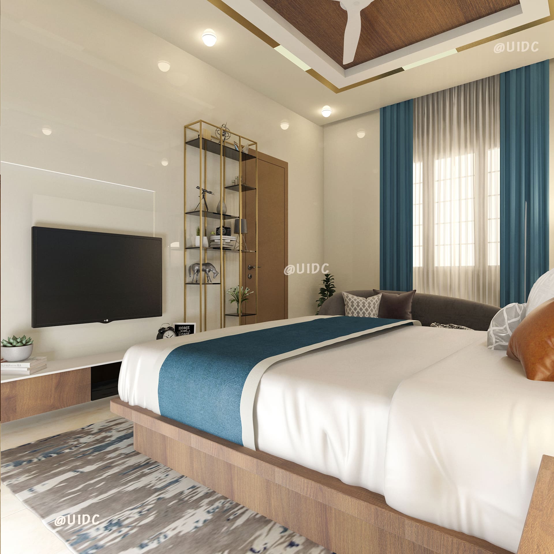 Mr PONGANESH VILLA DESIGN GUEST BEDROOM 1