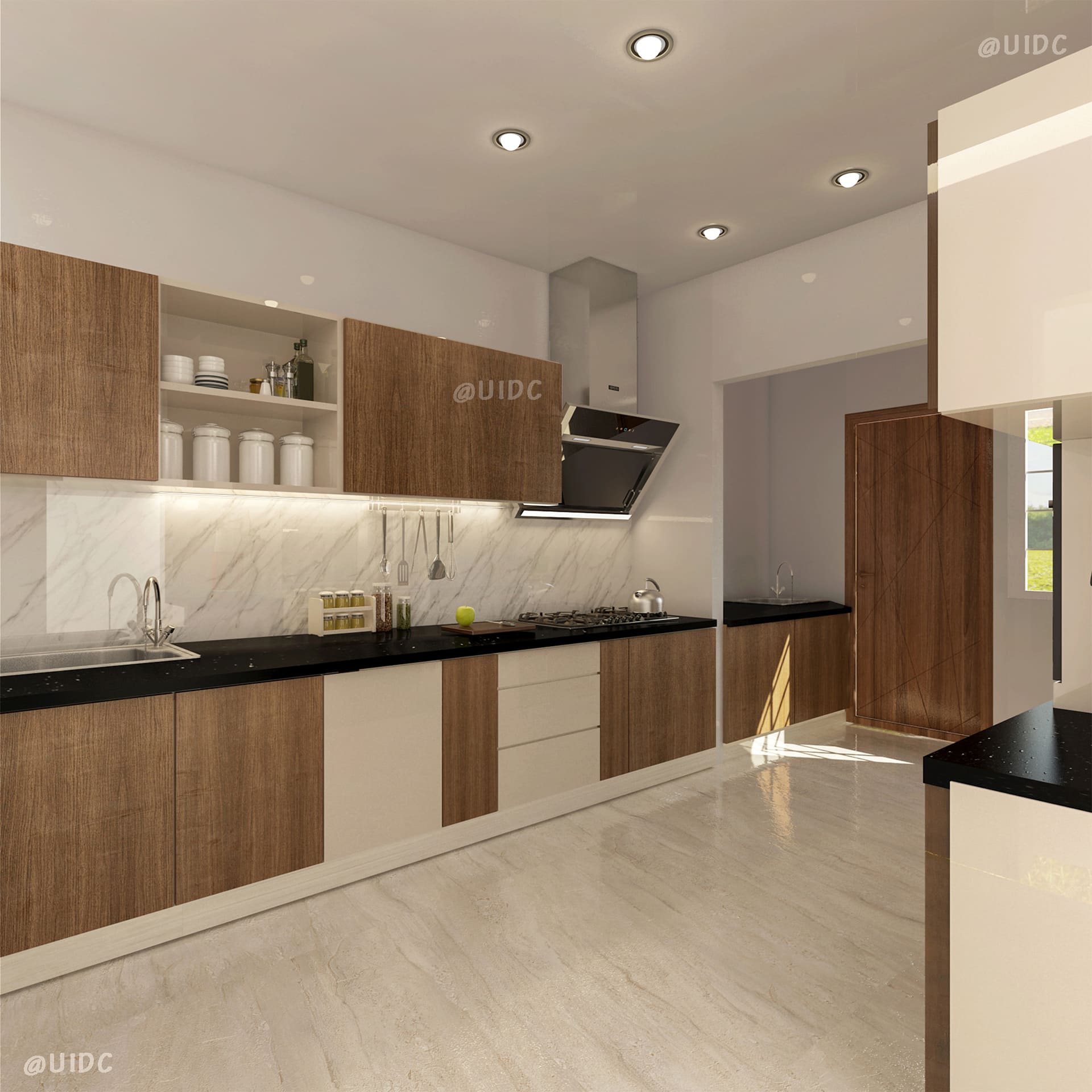 Mr PONGANESH VILLA DESIGN KITCHEN 1
