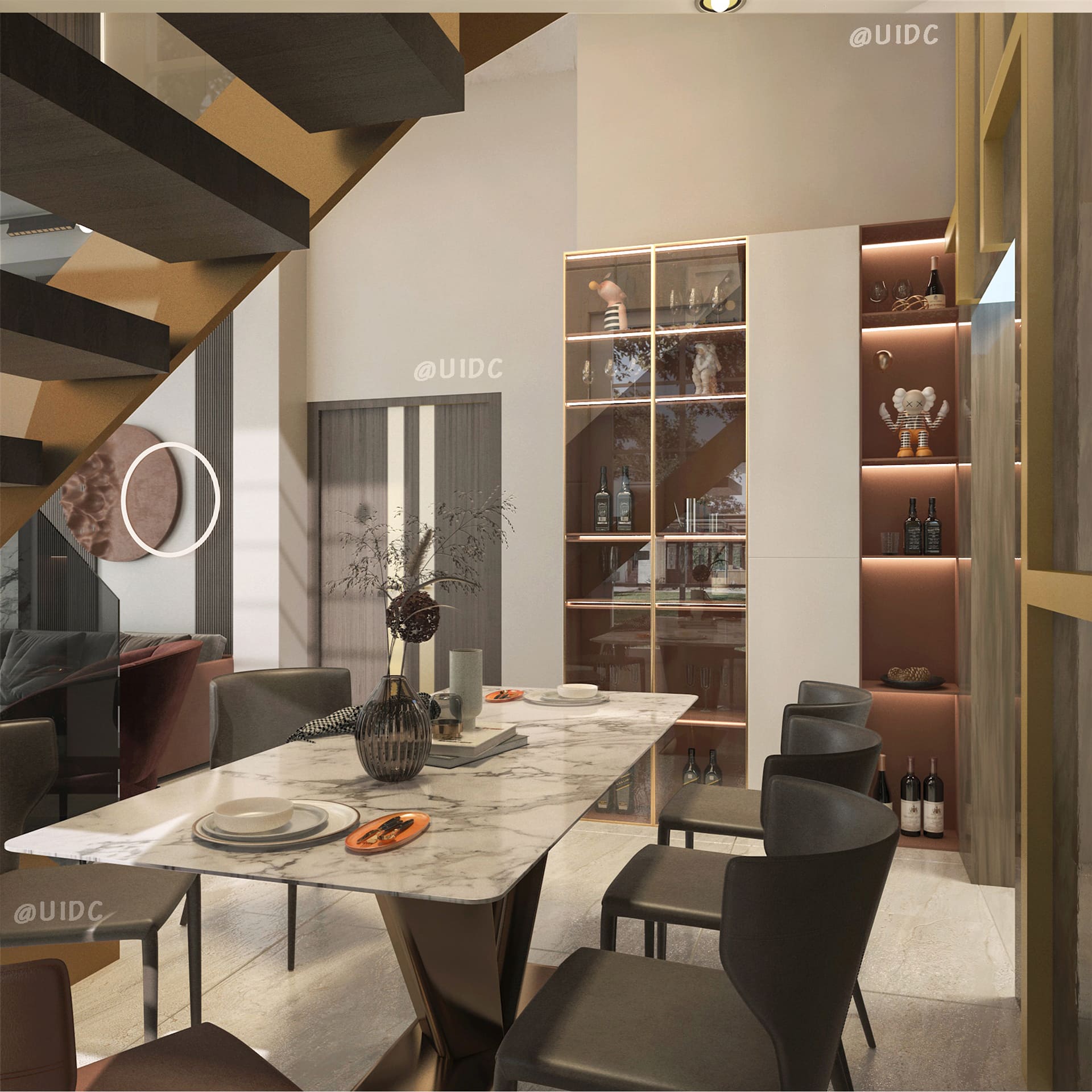 Mr PONGANESH VILLA DESIGN DINING 1
